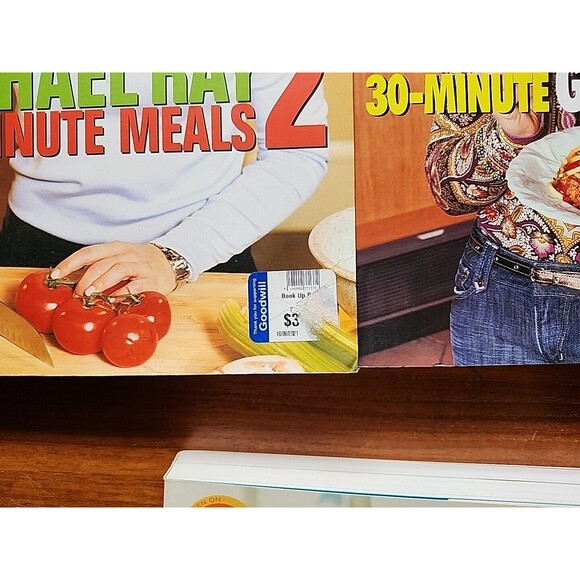 3 Rachel Ray Cookbooks - 30 Min Meals Get Real & 30 Minutes 2 & 365 Meals PBs - Picture 12 of 16